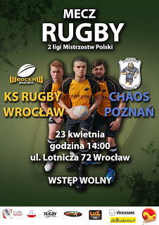 3 kolejka rundy finałowej: Rugby Wrocław – Chaos Poznań